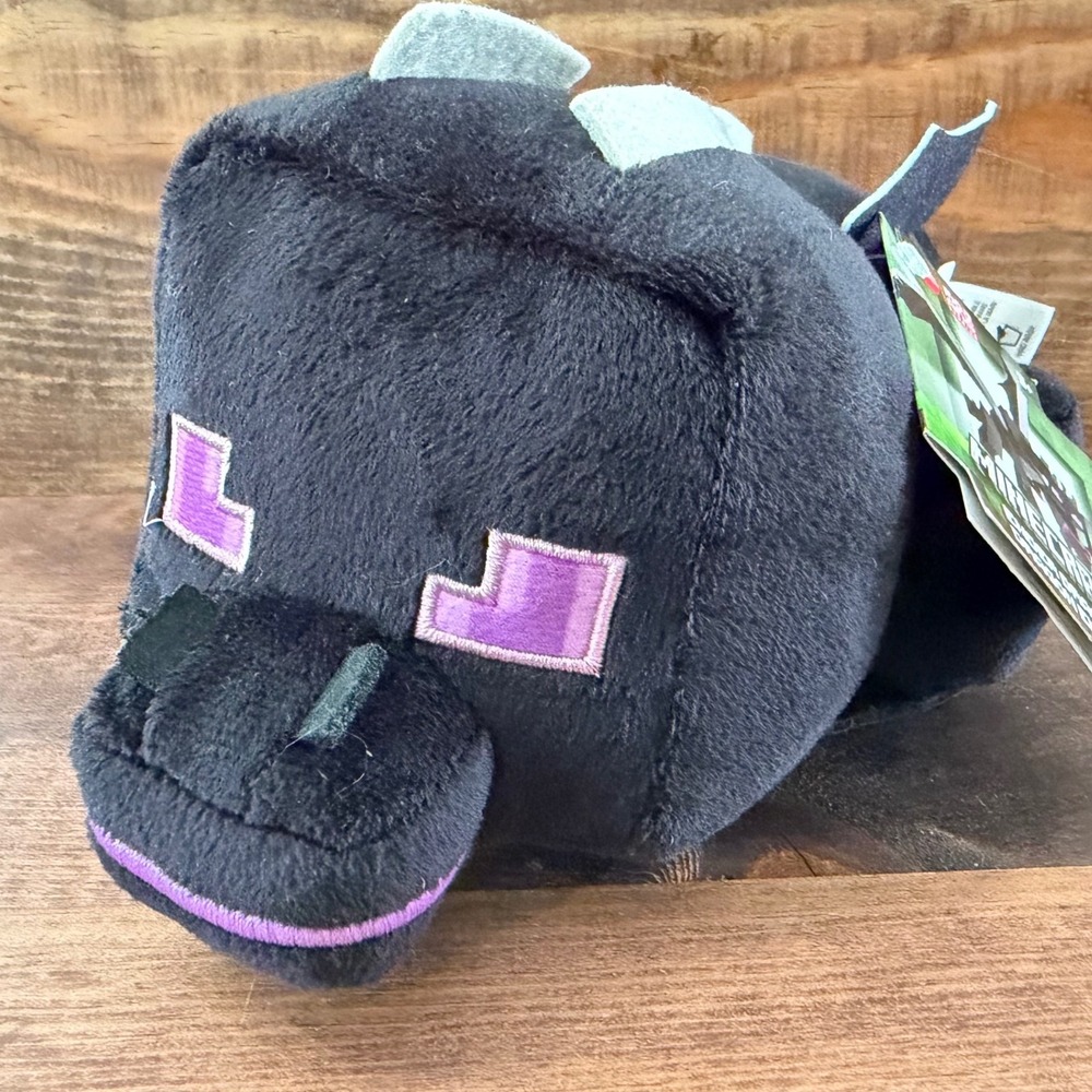 Mattel Minecraft Ender Dragon Plush Black Stuffed Animal Toy Mojang Studios